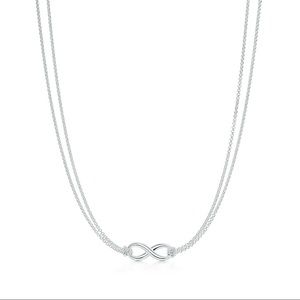 TIFFANY & CO Infinity Double Chain Necklace
